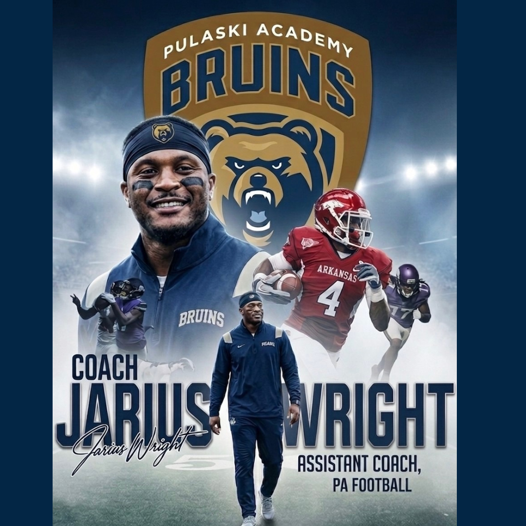 Pulaski Academy welcomes Coach Jarius Wright to Bruin Football 
