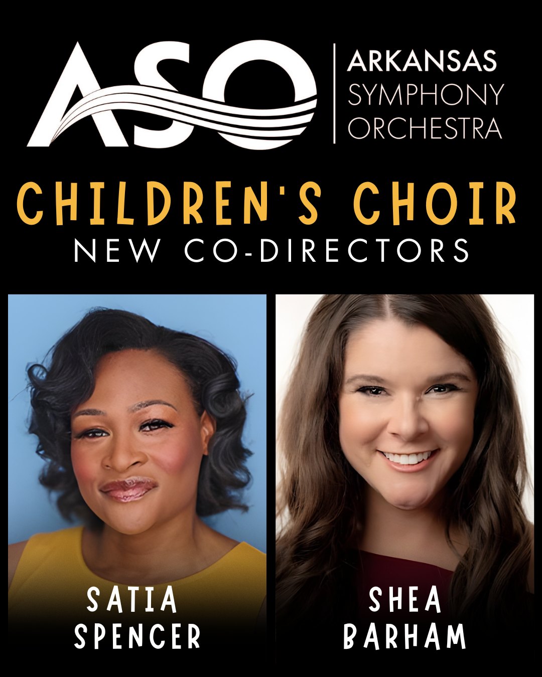 Shea Barham Named New Co-Director of the ASO’s Children’s Choir Shea Barham Named New Co-Director of the ASO’s Children’s Choir