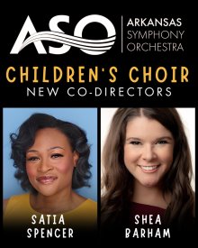 Shea Barham Named New Co-Director of the ASO’s Children’s Choir Shea Barham Named New Co-Director of the ASO’s Children’s Choir